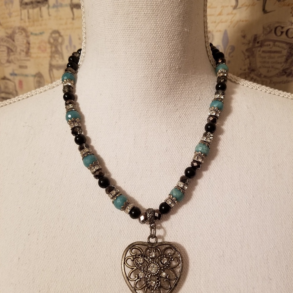 Turquoise Heart Necklace